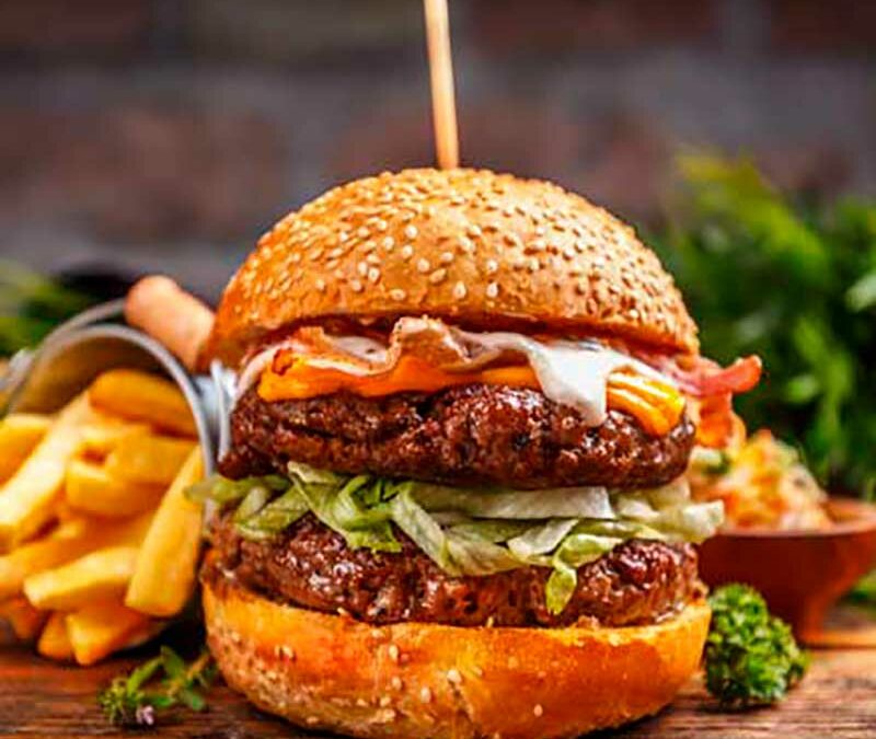 Perfekte Burgerpräsentation – Burgerfähnchen bedrucken lassen