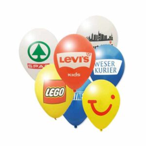 Luftballons mit Druck