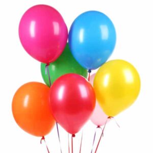 Luftballons ohne Druck