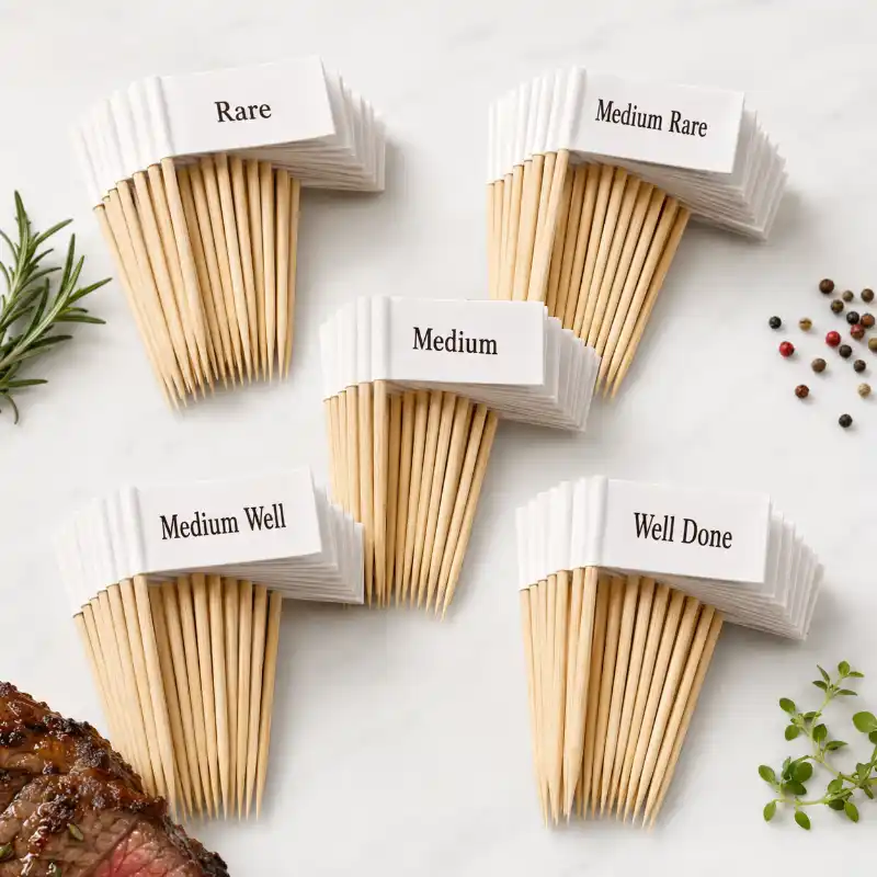 Steakpicker Gastro Vorrat mit 2.500 frei zusammenstellbaren Steakpickern