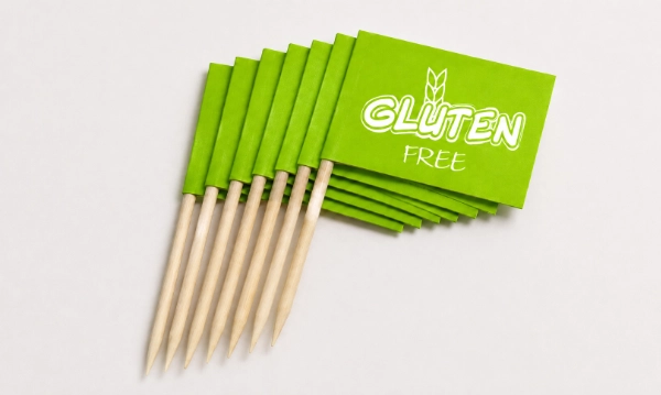 Foodpicker glutenfrei zur Kennzeichnung glutenfreier Speisen