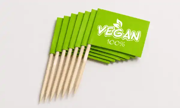Foodpicker Vegan zur Kennzeichnung von veganen Speisen