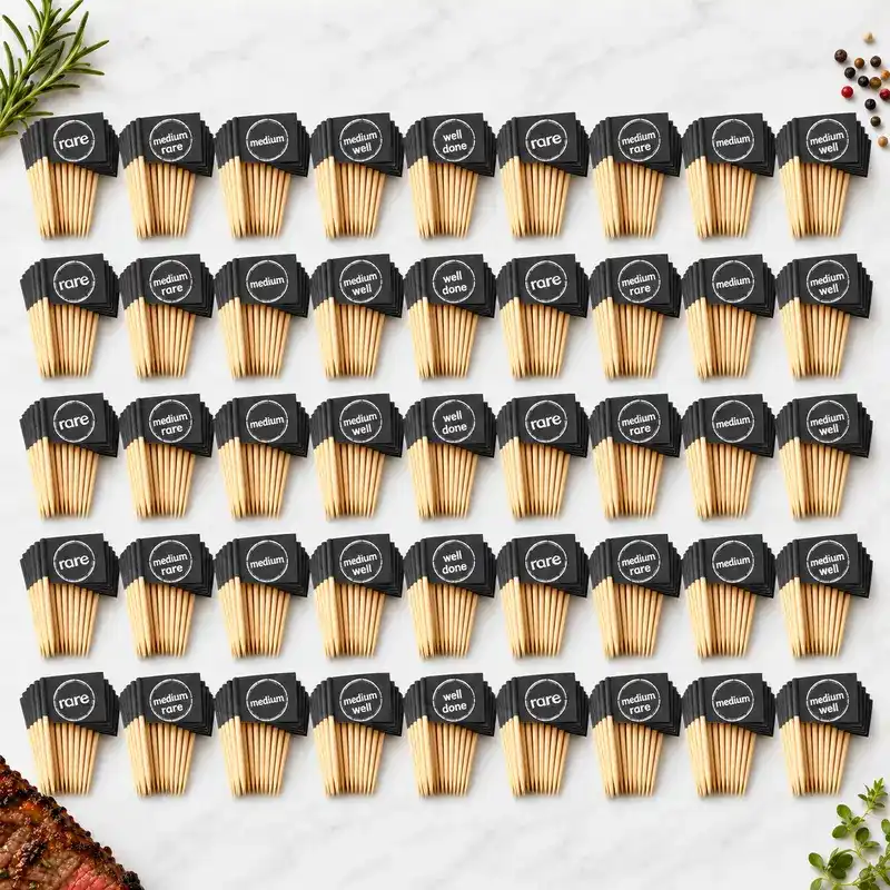 Steakpicker Gastro Vorrat mit 2.500 frei zusammenstellbaren Steakpickern